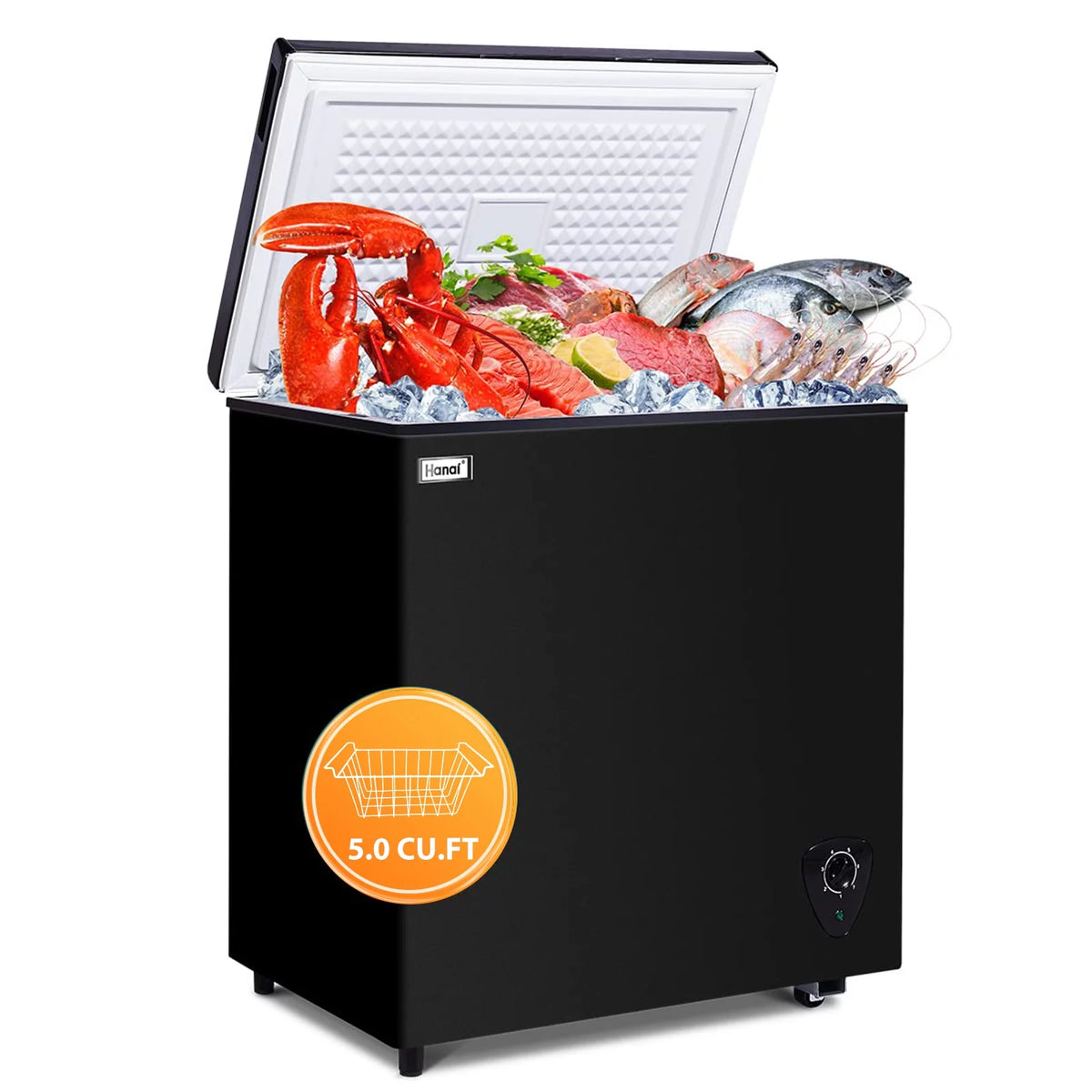 3.5 Cu Ft White Chest Freezer N249936
