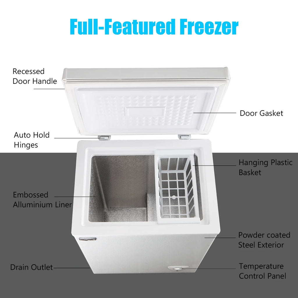 3.5 Cu ft White Chest Freezer M941