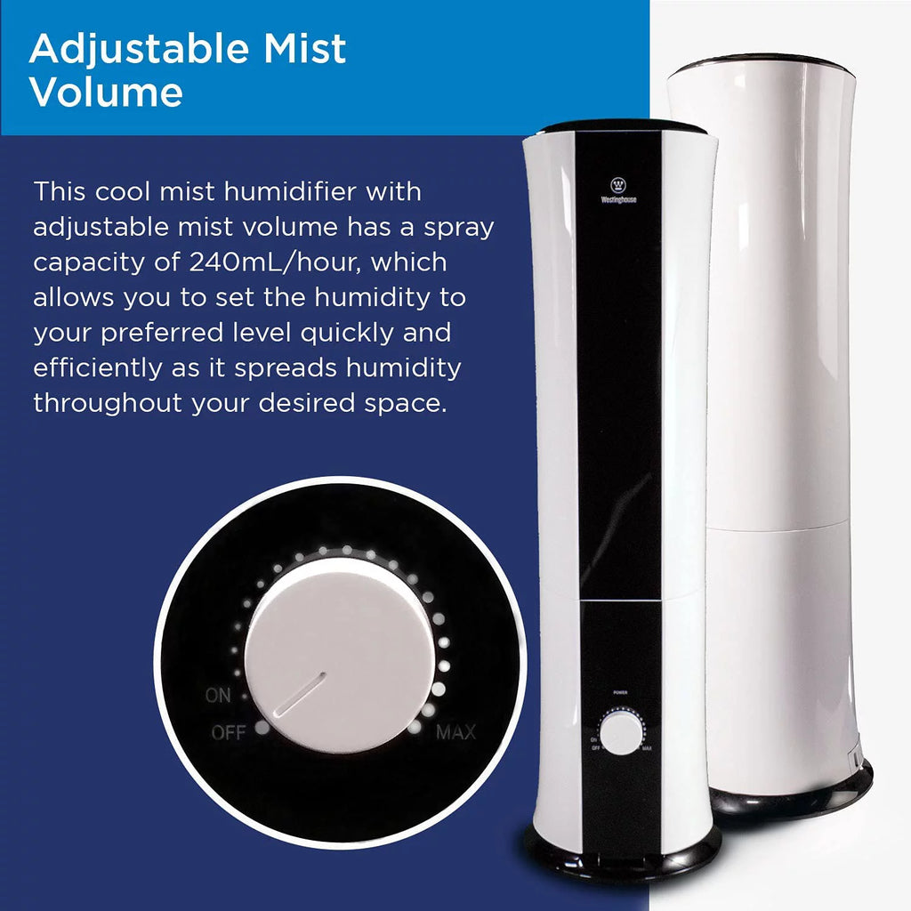 28-inch Ultrasonic Tower Humidifier and Essential Oil Diffuser V814910
