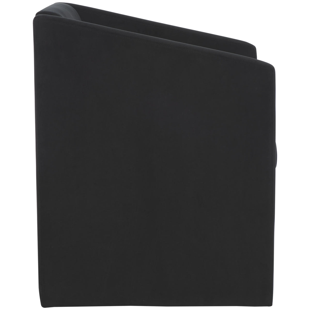 Black Velvet Accent Chairs N3534