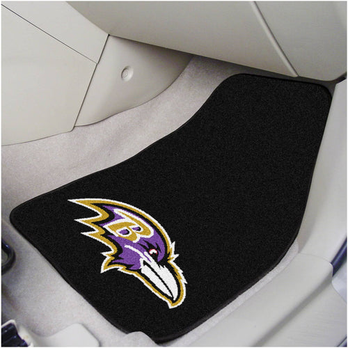 2-pc Set of Carpet Car Mats Universal Size I2148