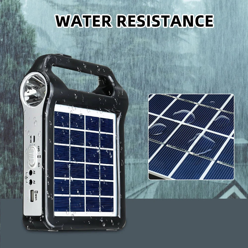 Portable Solar Power Station with Flashlights R283782