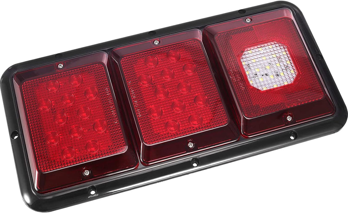 2Pcs LED Trailer Tail Lights with Black Base U713