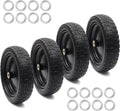 13'' Solid Polyurethane Flat-Free Tire and Wheel Assemblies 4-Pack E440