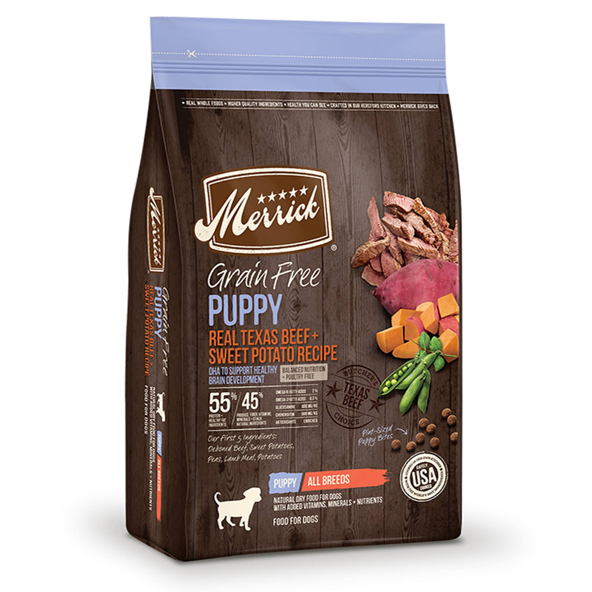 Grain Free Real Texas Beef & Sweet Potato Dry Dog Food, 12 lbs S127109