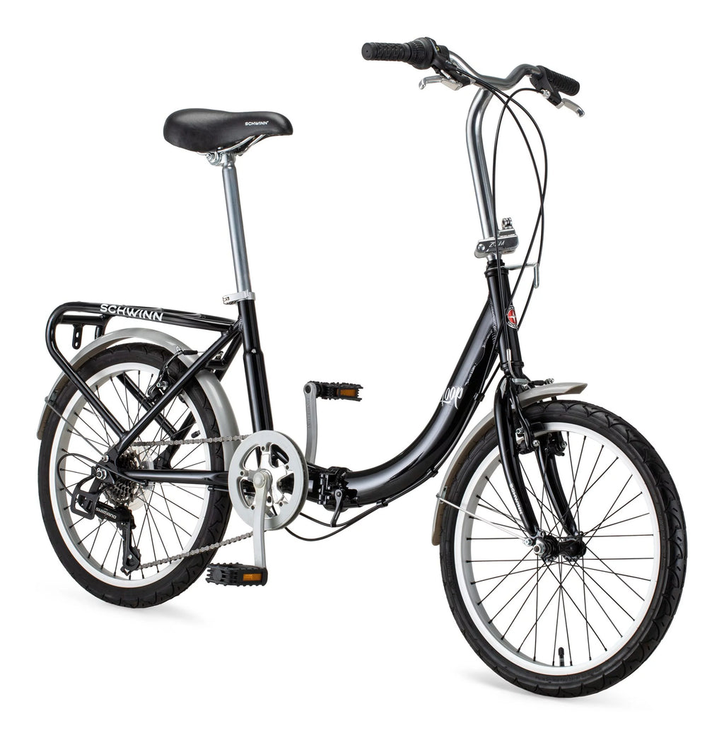 Folding Commuter Bike, 20-inch wheels, Black X394