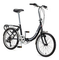 Folding Commuter Bike, 20-inch wheels, Black X394