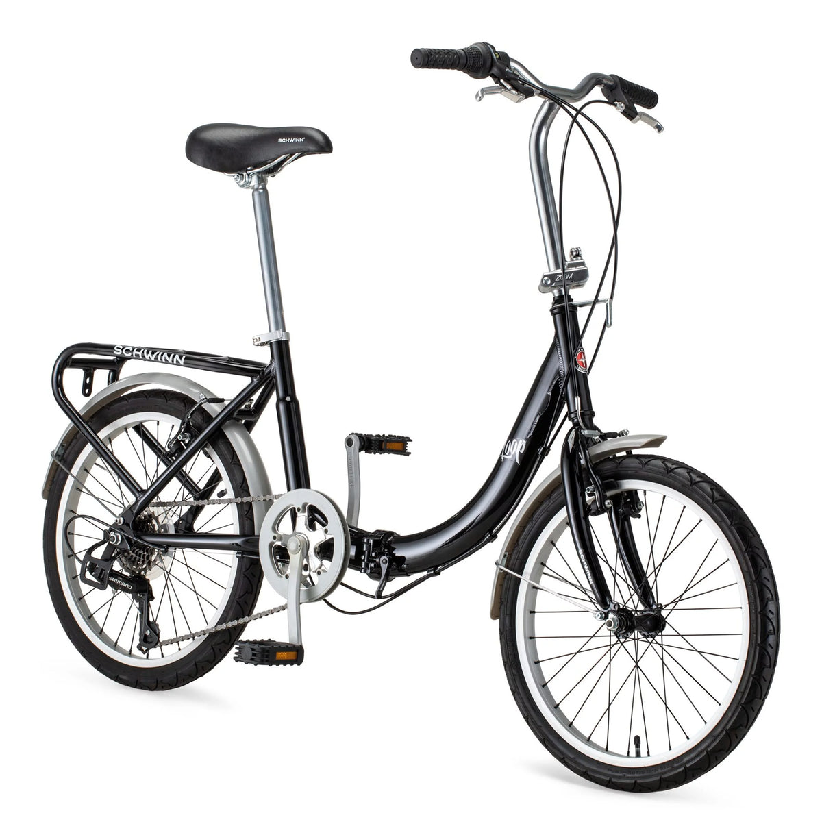 Folding Commuter Bike, 20-inch wheels, Black X394