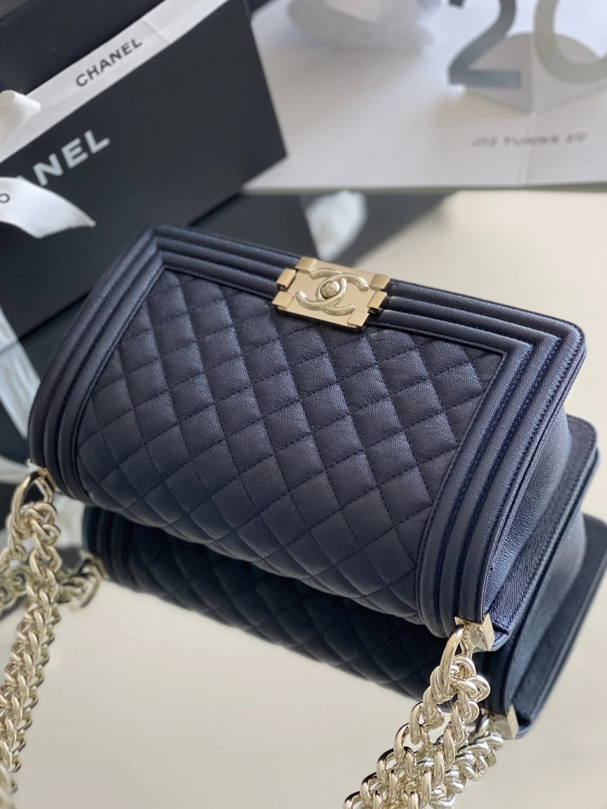 Medium Dark Blue Handbag J271