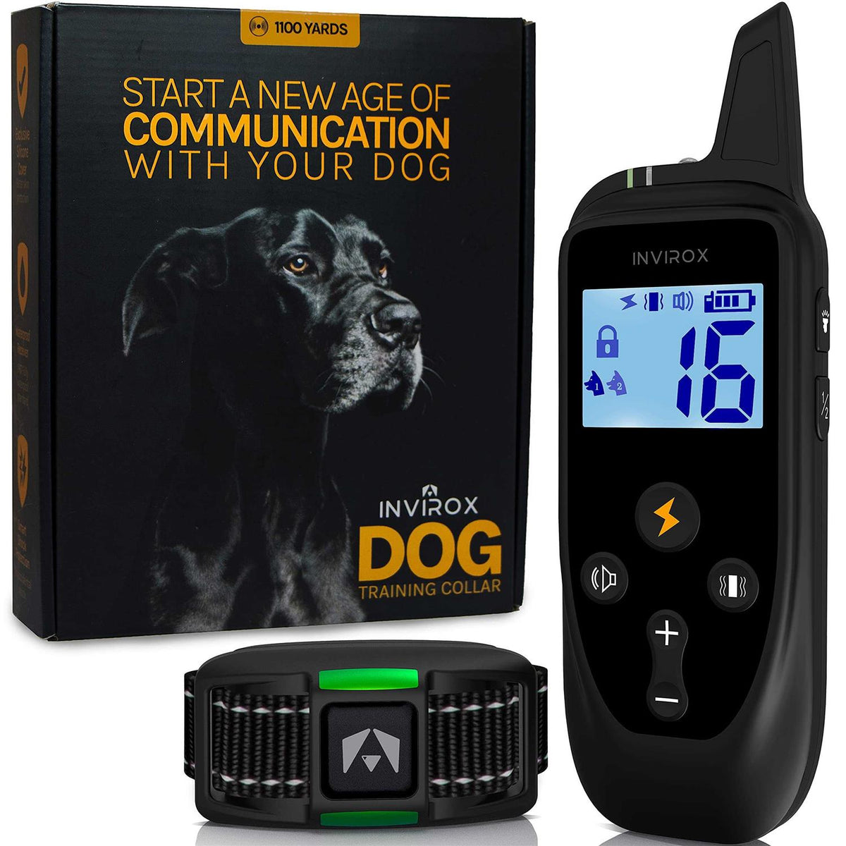 Dog Shock Collar 123 Levels Dog Training Collar B796