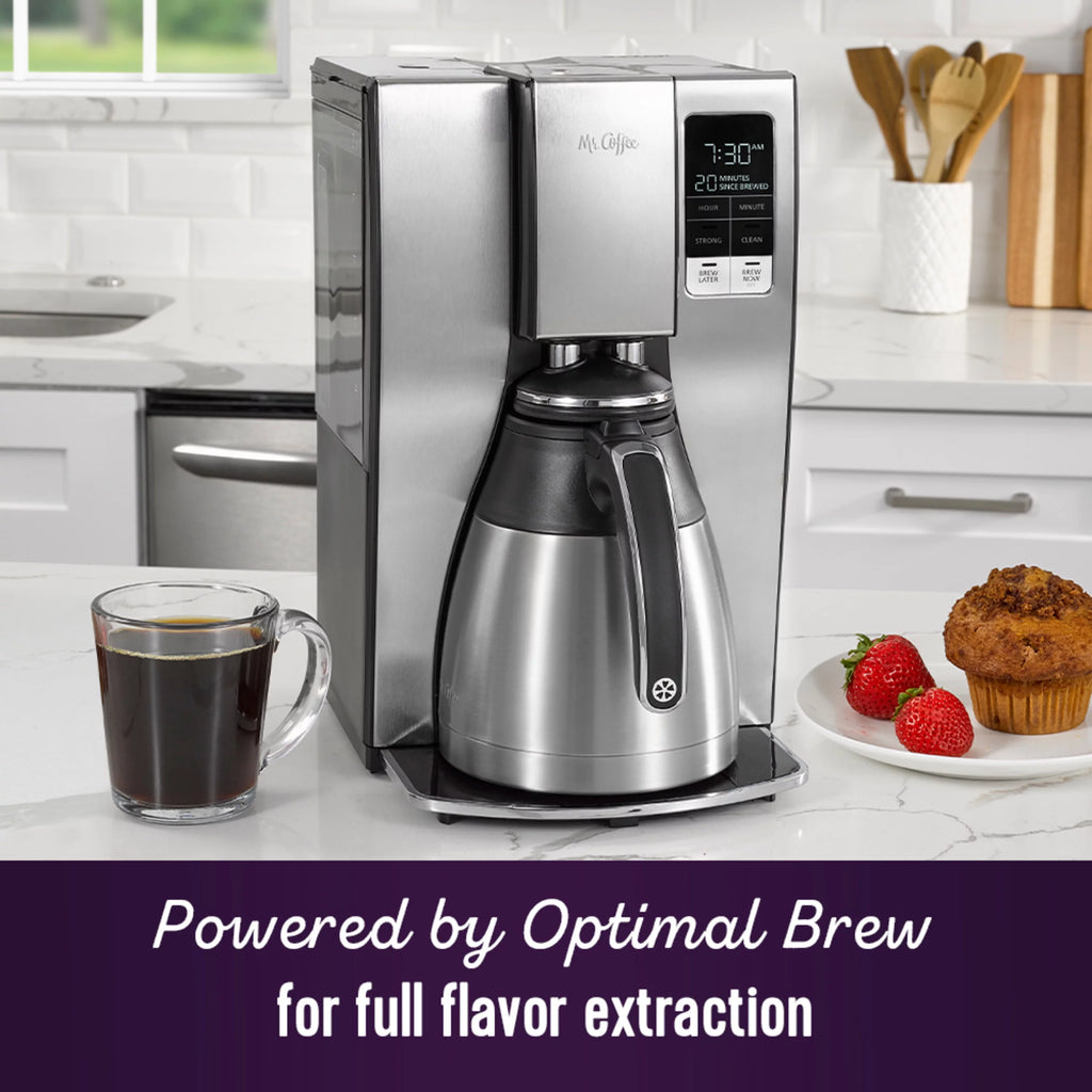 10 Cup Programmable Coffee Maker Stainless Steel G392716