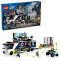 Police Truck Toy with Quad Bike and Minifigures M931313