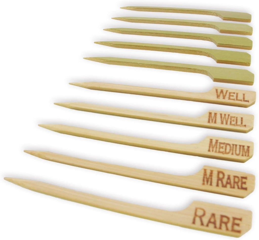 Natural Bamboo Skewers Sticks, 300 Pieces H5341