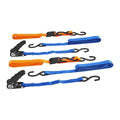 400/500 lb. Capacity Cam Buckle And Ratcheting Tie Down Assortment, 4-Pack Q147632