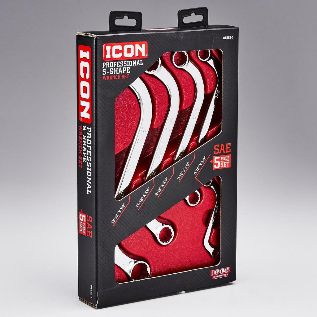 S-Shaped SAE Wrench Set, 5 Piece P937243