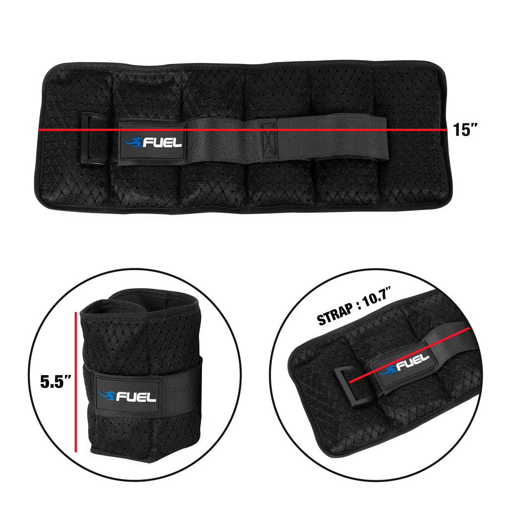 Adjustable Wrist Ankle Weights 10-Pound Pair K794