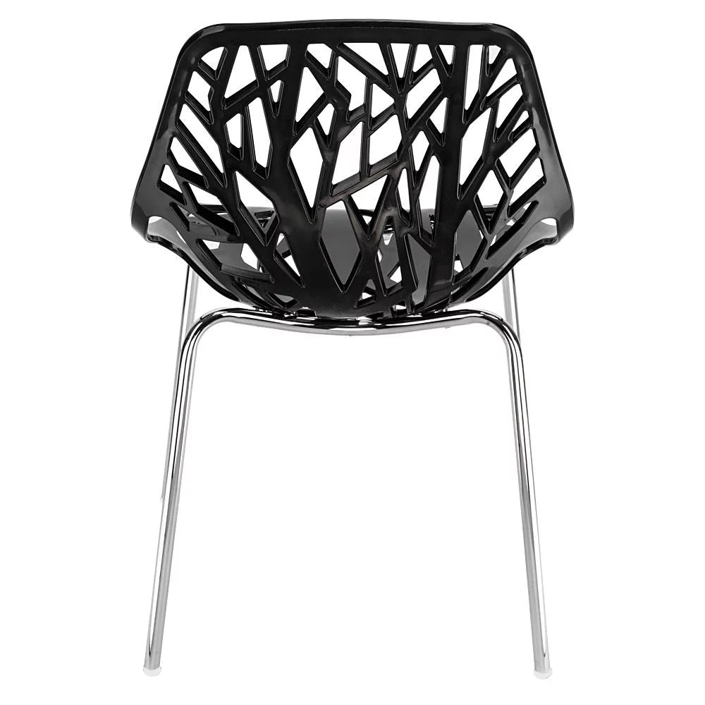 Black Set of 4 Dining Chair P7936