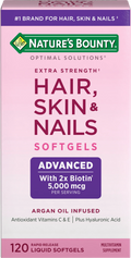 Hair, Skin and Nail Biotin & Vitamins A, C, & E Softgels, 120 Ct N806