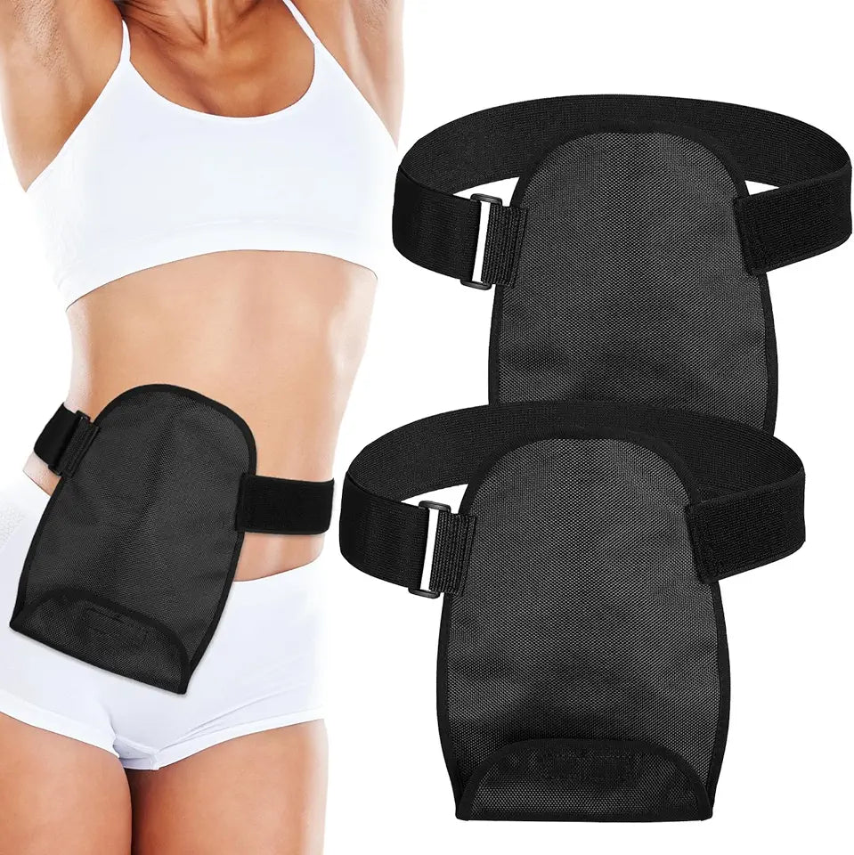 2 Pcs Waterproof Ostomy Bag Covers with Adjustable Belt P672