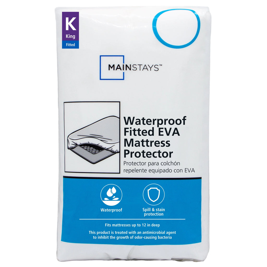 Waterproof EVA Fitted Mattress Protector King U597329