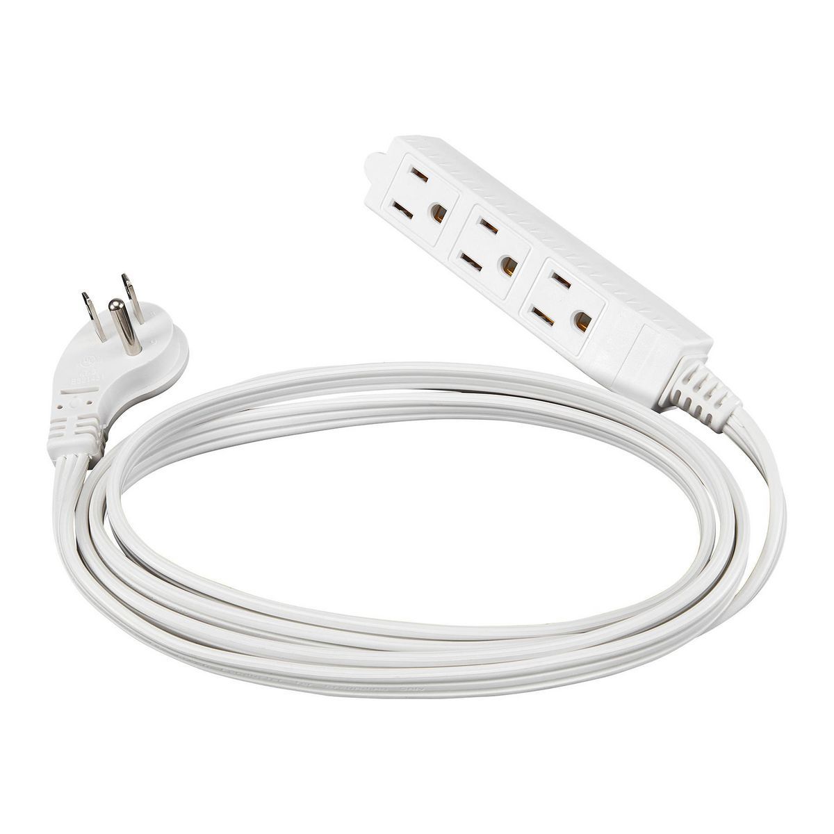 White 3 Outlet Indoor Power Strip X961