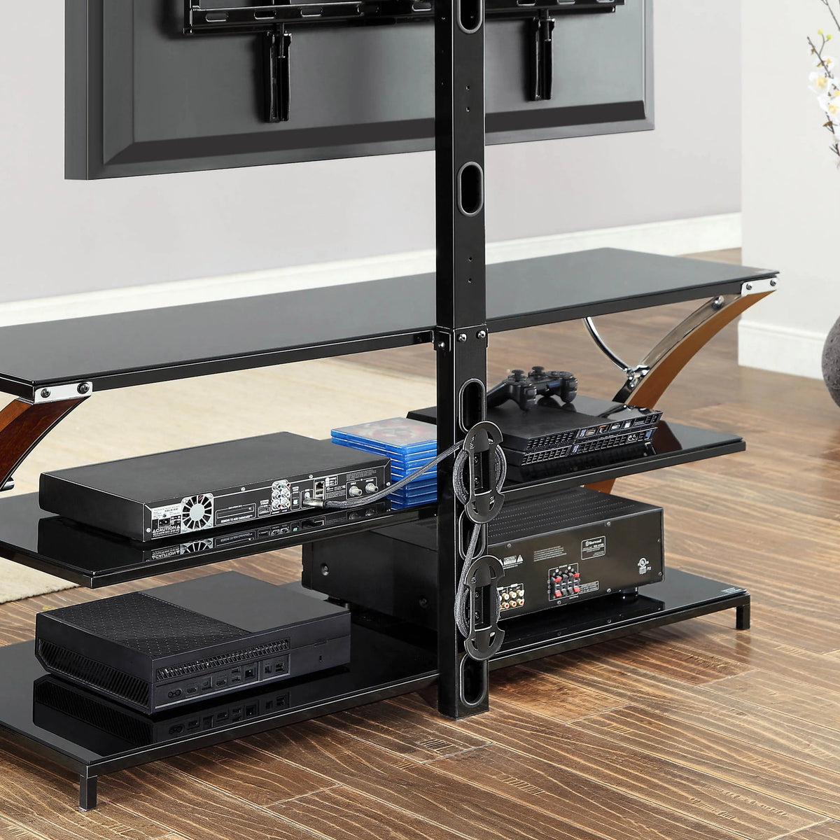 Brown Cherry TV Stand V5869