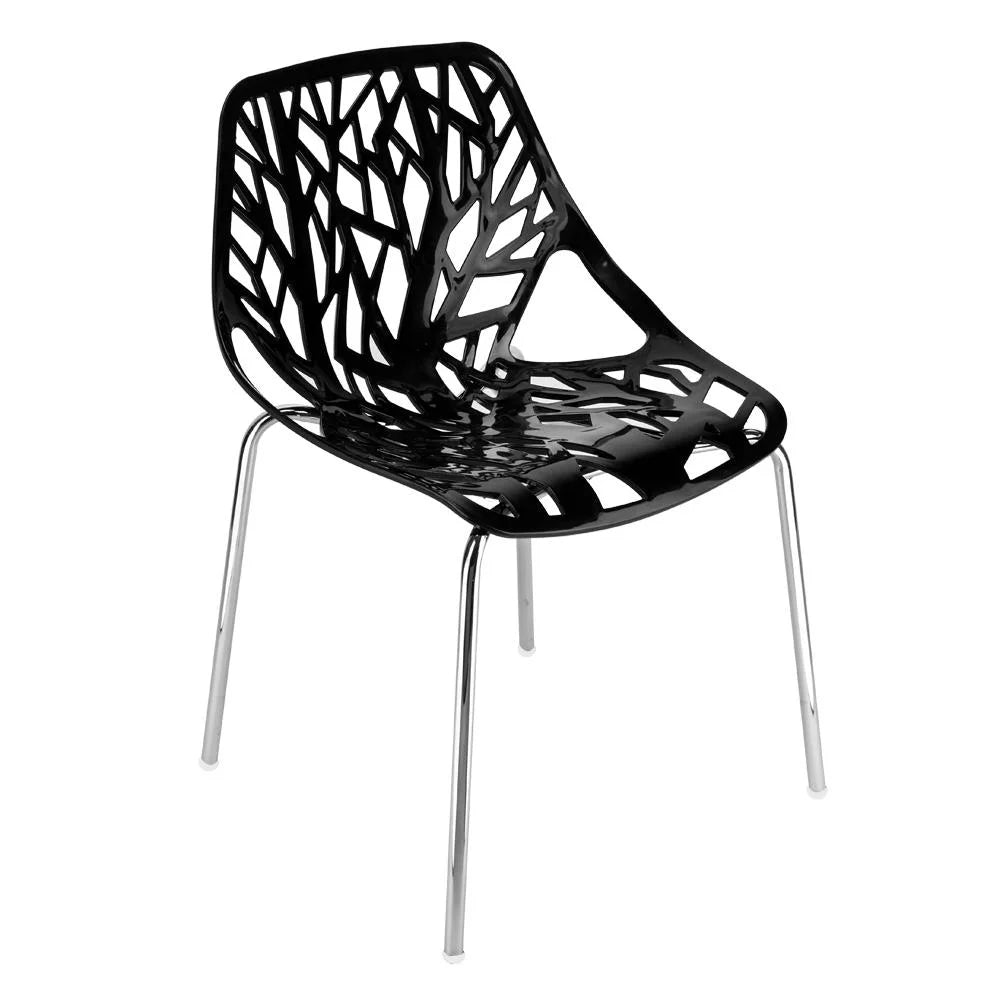 Black Set of 4 Dining Chair P7936