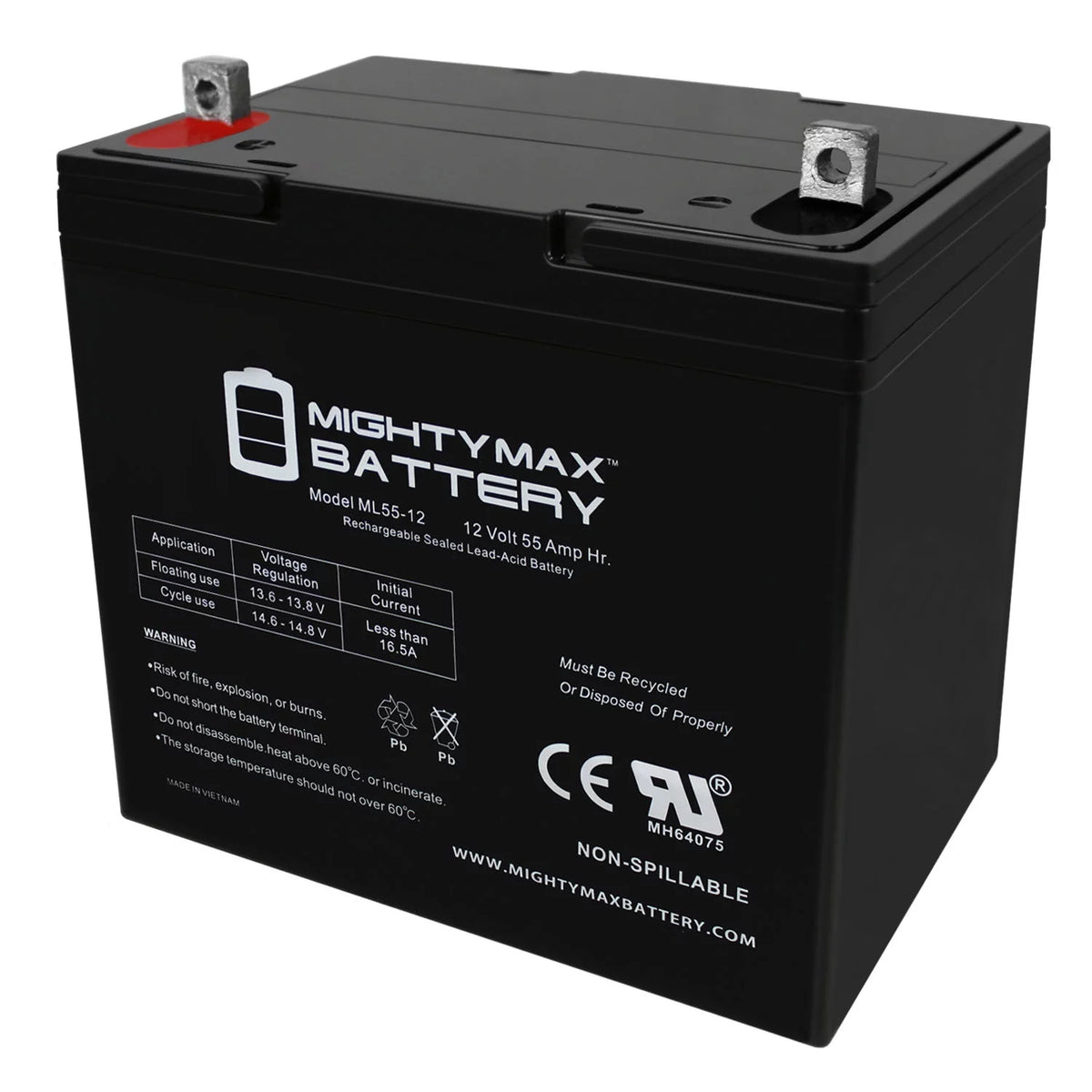 12 Volt 55 AmpH SLA Battery C69965