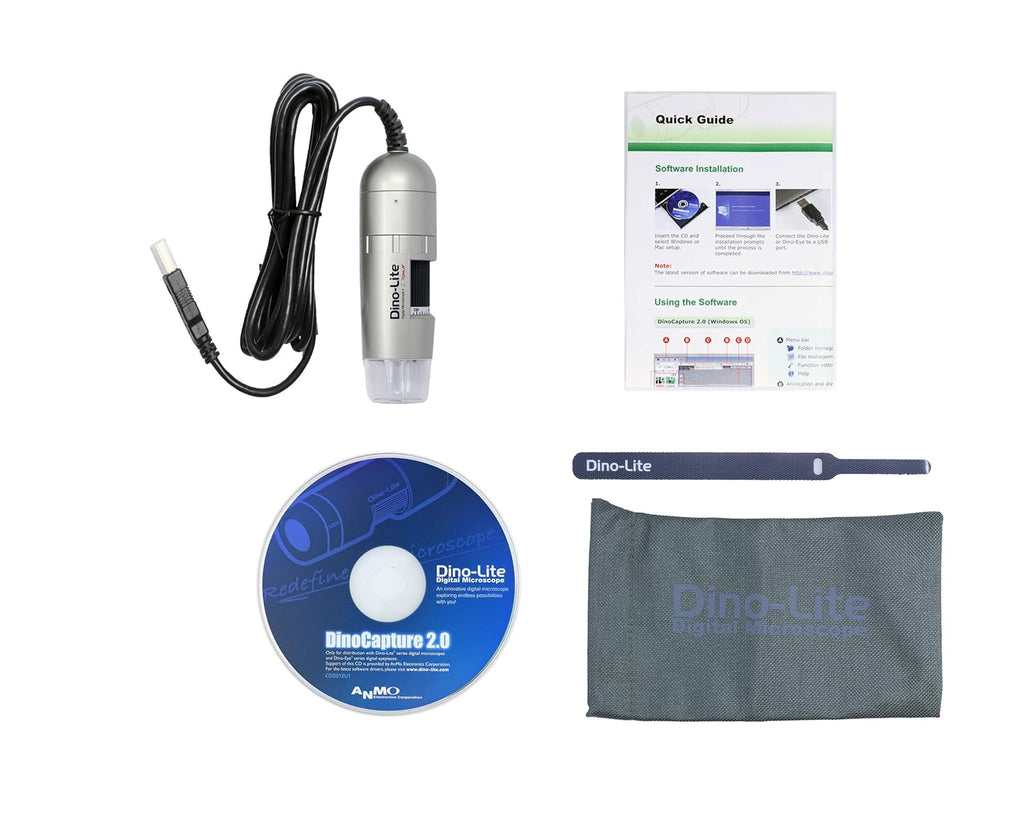 USB Digital Microscope 10x - 50x 230x Optical Magnification 8 LEDs S512145