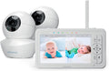 5 HD Split-Screen Baby Monitor with 2 Cameras R3689