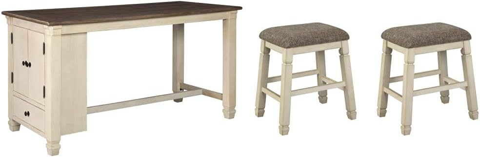 Counter Height Dining Table with Storage X1676
