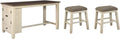 Counter Height Dining Table with Storage X1676