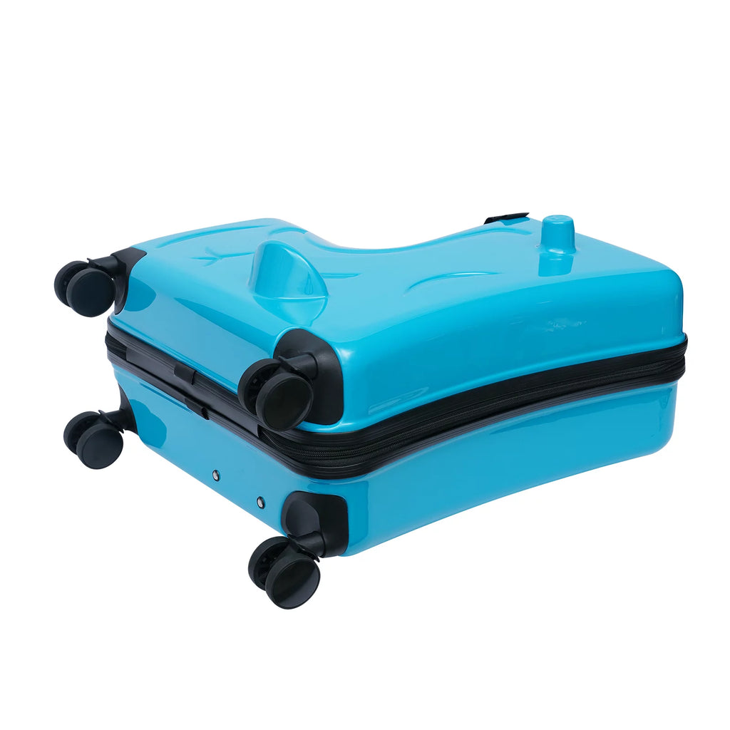 20" Kids Ride On Hard Luggage Suitcase Blue B324