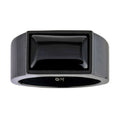 Black Ion Plated Stainless Steel Ring Q830