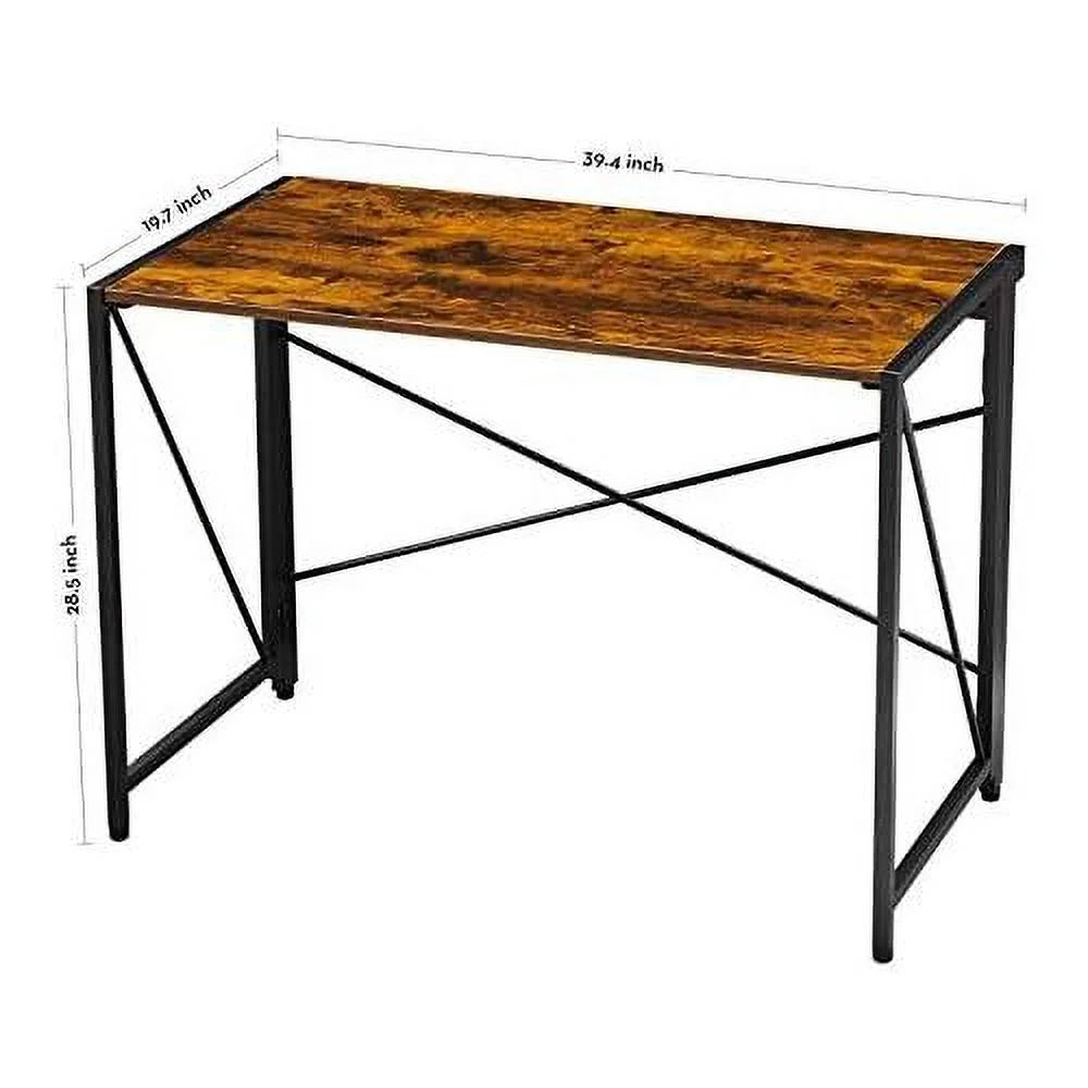 Folding Computer Desk Brown K596868