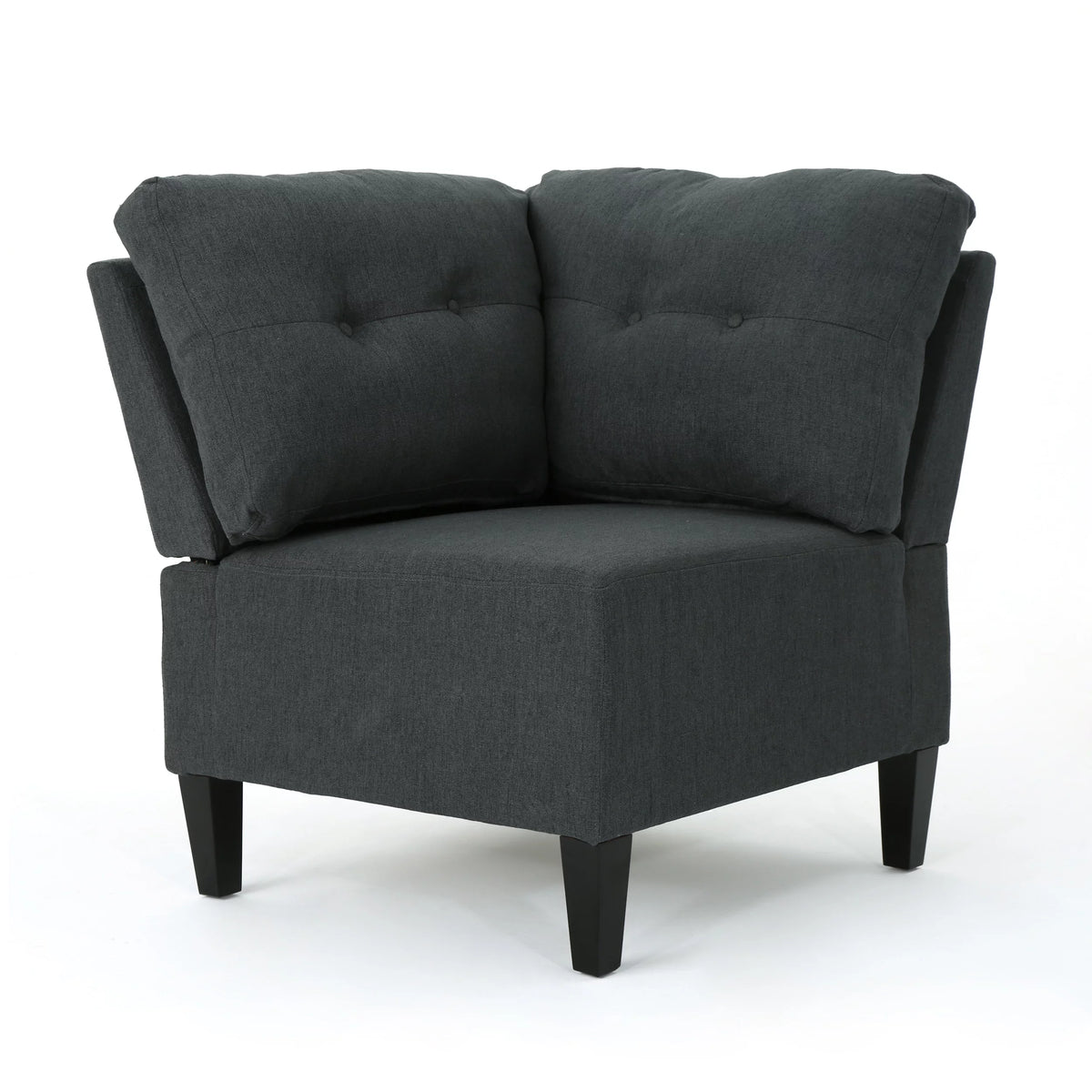 Dark Grey Fabric 7 Piece Sectional Sofa P360