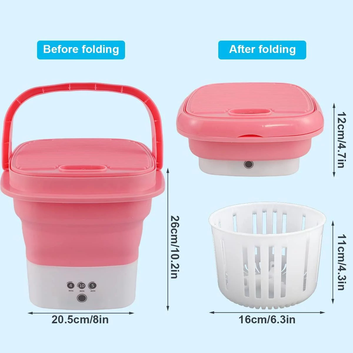 Portable Foldable Mini Washing Machine R58748