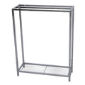Freestanding Iron Towel Rack, Polished Chrome E6428