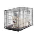 Double Door Folding Wire Dog Crate with Divider A6619