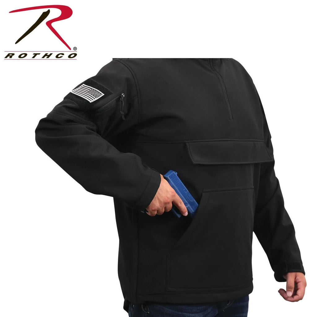 Black Soft Shell Anorak G64083