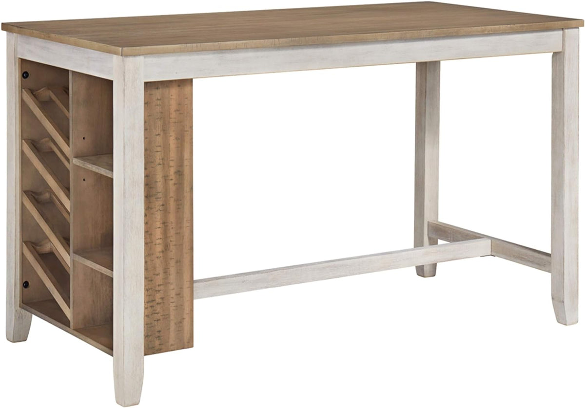 Counter Height Dining Table with Storage X1676