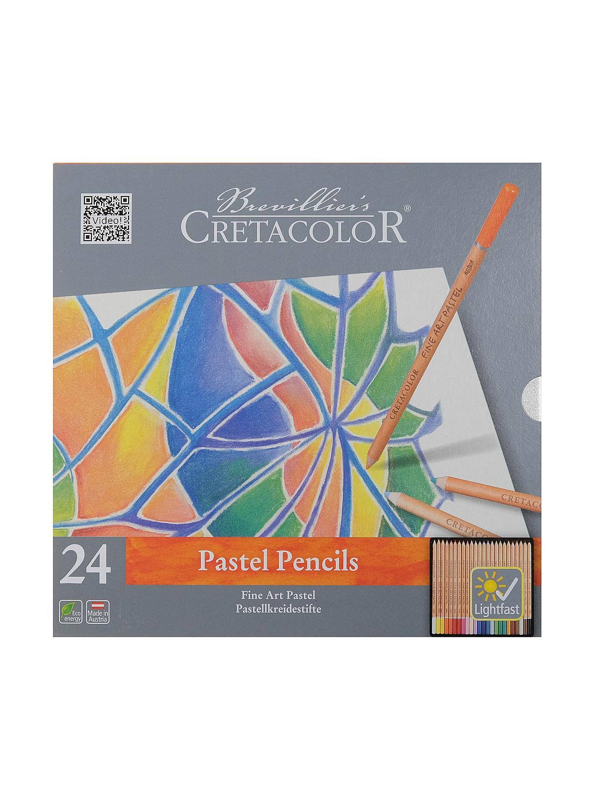 Pastel Pencils Set of 24 Z19637
