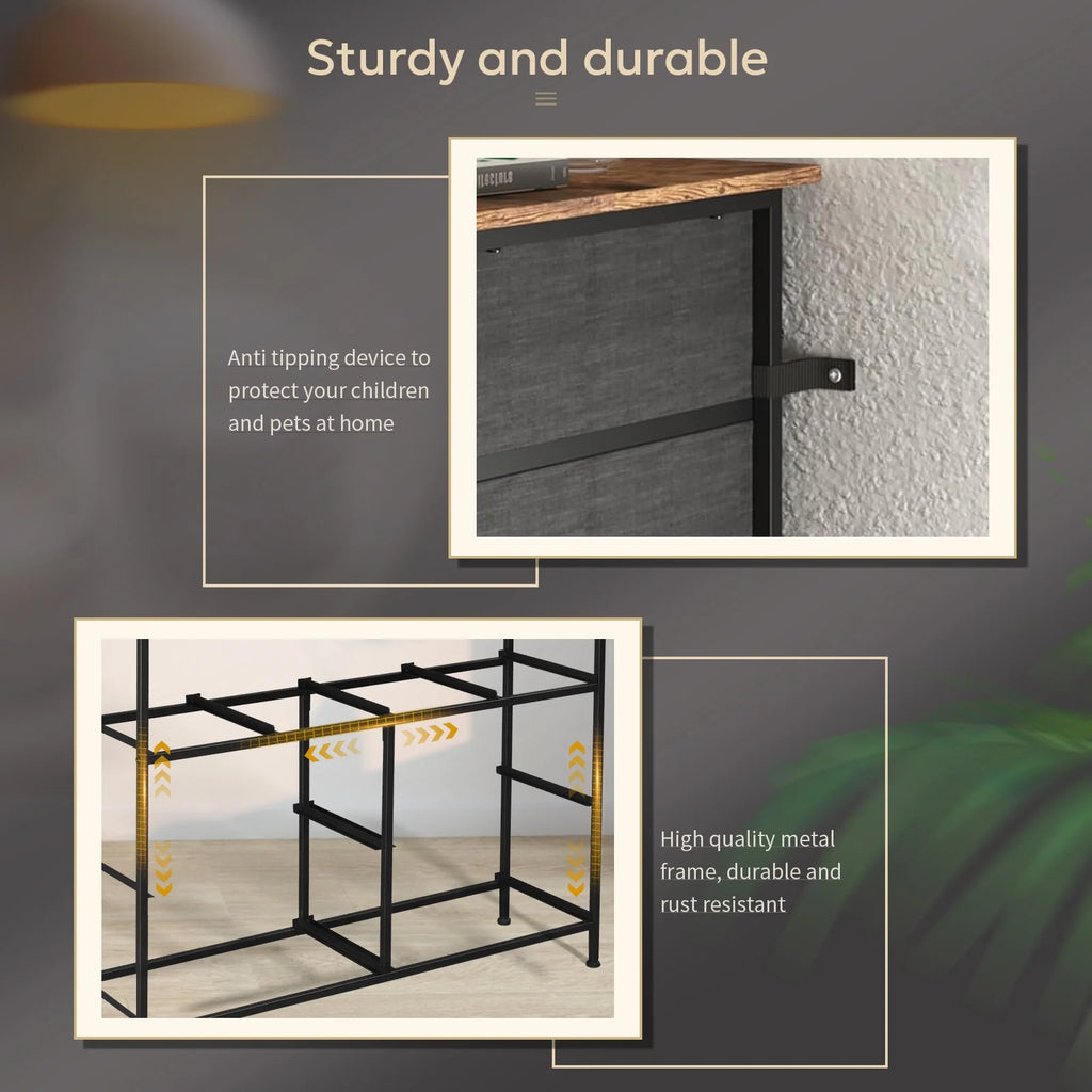 8 Drawer Fabric Storage Dresser D911