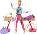 Blonde Doll Gymnastics Playset with Balance Beam T262957