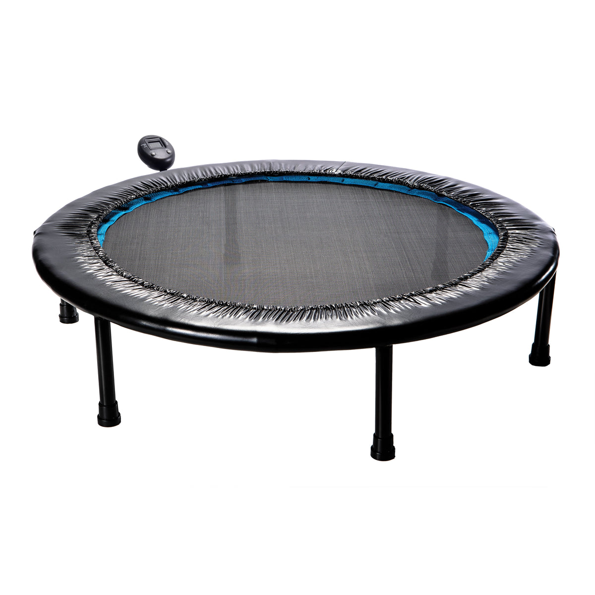 Black Trampoline with Monitor and Adjustable Incline C3416