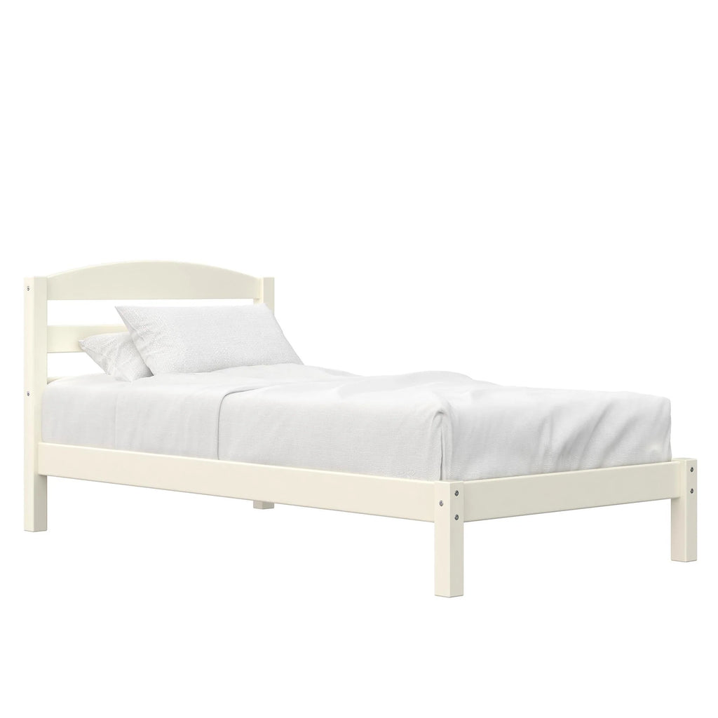 Twin Size Espresso Wood Platform Bed K847