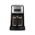 Programmable Coffee Maker, Glass Carafe, 12 Cup Capacity, Black and Silver M401