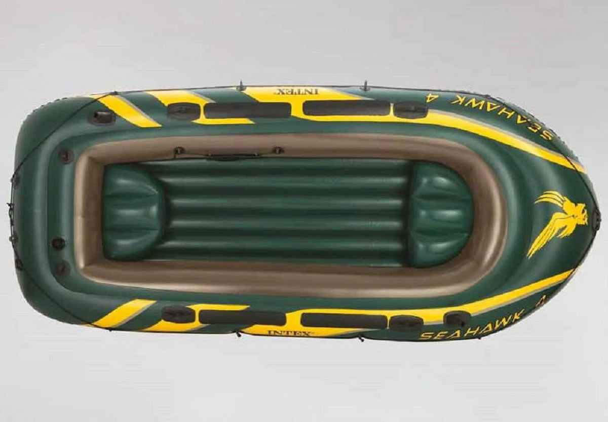 4 Person Inflatable Boat Set with Oars & Air Pump P553