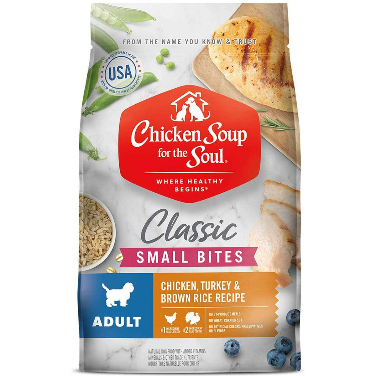 Chicken Turkey & Brown Rice Recipe Dry Dog Food B521