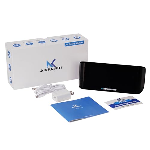 Indoor Air Quality Monitor VOC CO2 Formaldehyde PM2.5 PM10 Temperature Humidity K54844